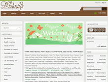 Tablet Screenshot of folkharp.com